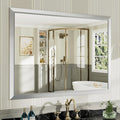 48x36 Inch Silver Bathroom Mirror by Briivuemodernmirrors