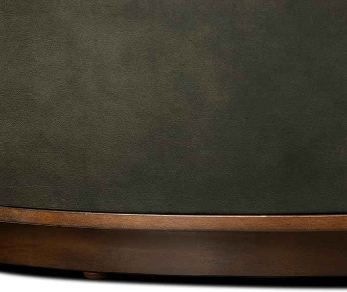 POLY & BARK Herve Storage Ottoman in Olivine Green - Image 11