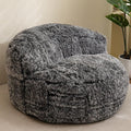 BYBYME Giant Bean Bag Chair, Faux Fur Bean Bag Couch by BYBYME