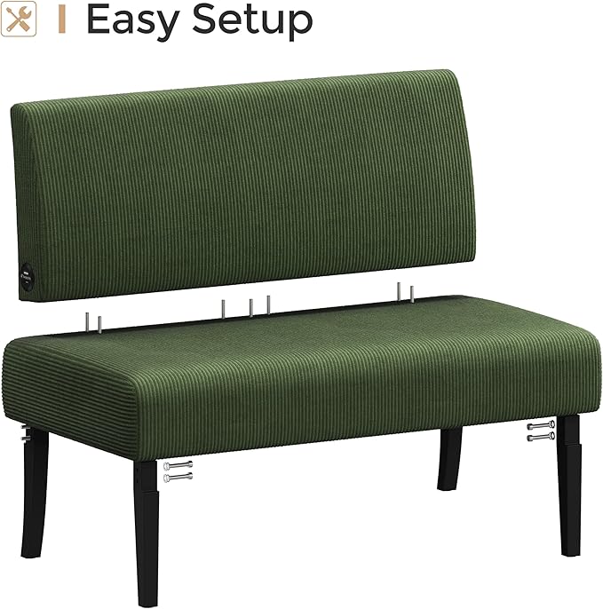 Yaheetech Small Mini Sofa Couch Armless Loveseat Futon - Image 6
