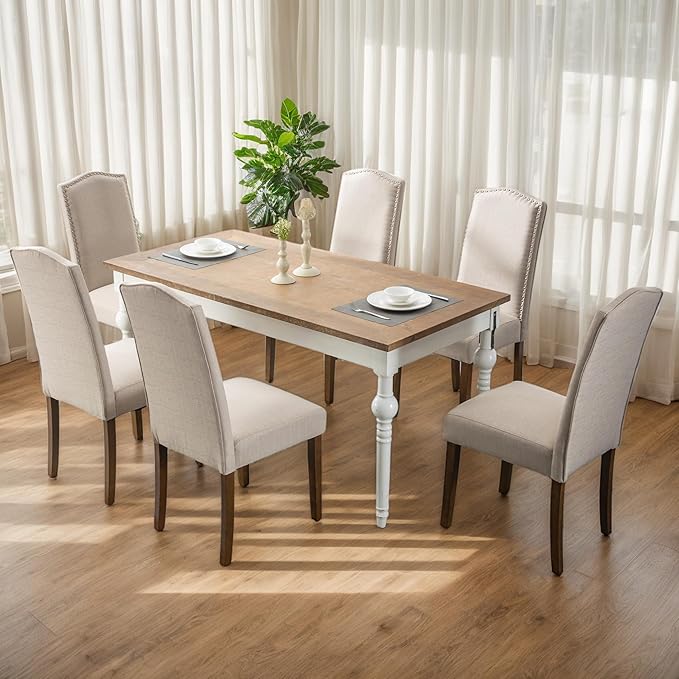 Stylish Upholstered Parsons Dining Chair - Image 5