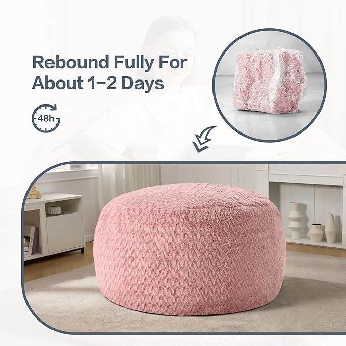5ft Bean Bag Chairs for Adults Large Beanbag Chair - Image 8