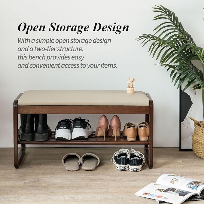 Shoe Bench, Entryway Bench - Image 9