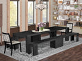 X02X2-206-30 5-pc Dining Room Table Set a Rectangular Kitchen Table and 2 by LuxebyEastWestFurniture