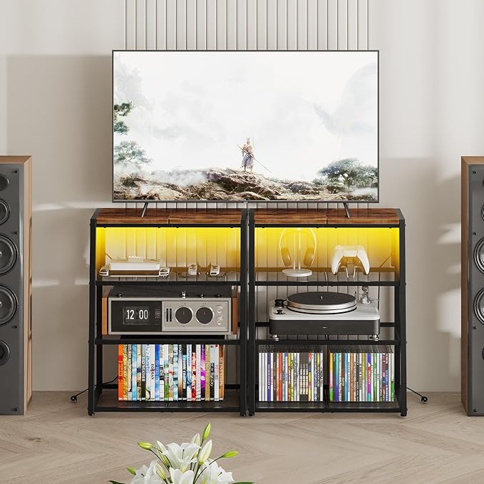 HOOBRO 4-Tier AV Media Stand - Image 5