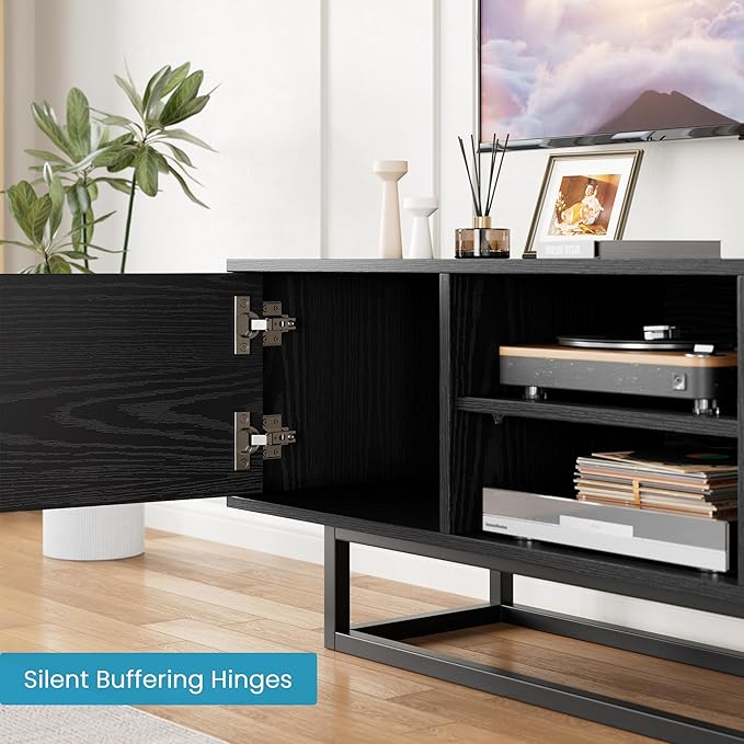HAIOOU TV Stand for 50 55 Inch TV, Modern TV Console Small Entertainment Center - Image 6