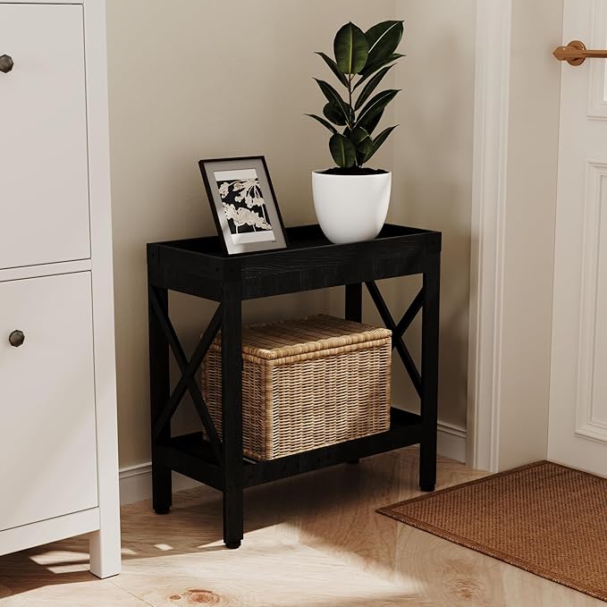 Narrow Side Table, End Table, Sofa Side Table, End Table Nightstand - Image 7