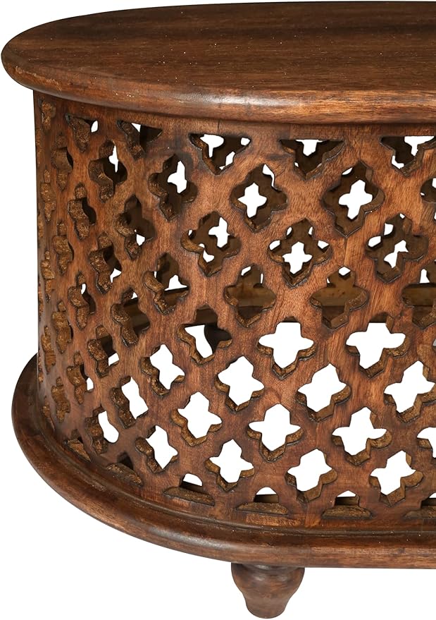 The Wooden Town Solid Mango Wood Coffee Table - Image 6