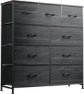 WLIVE 9-Drawer Dresser, Fabric Storage Tower by WLIVE