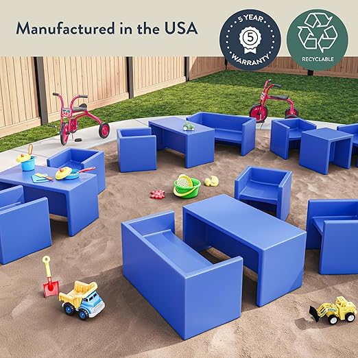 Children's Factory Cube Chairs, Woodland CF910-047, Classroom Furniture - Image 3
