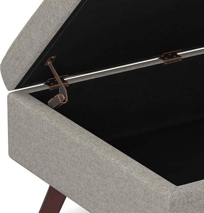 SIMPLIHOME Owen 34 inch Wide Mid Century Modern Rectangle Coffee Table Storage - Image 10
