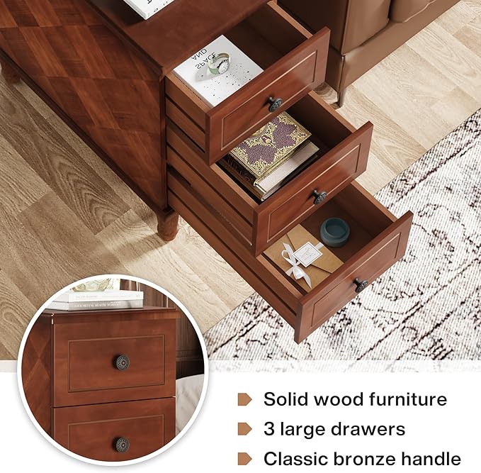 Tribesigns Solid Wood End Table, Fully Assembled Narrow Side Table - Image 6
