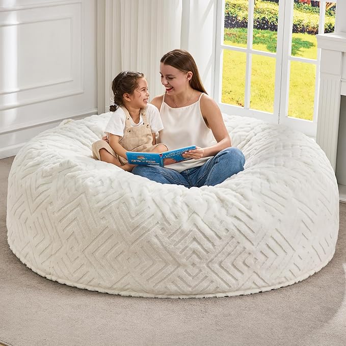 Hobestluk Bean Bag Chairs Adults Beanbag Chair by YourHomeDeservesMore