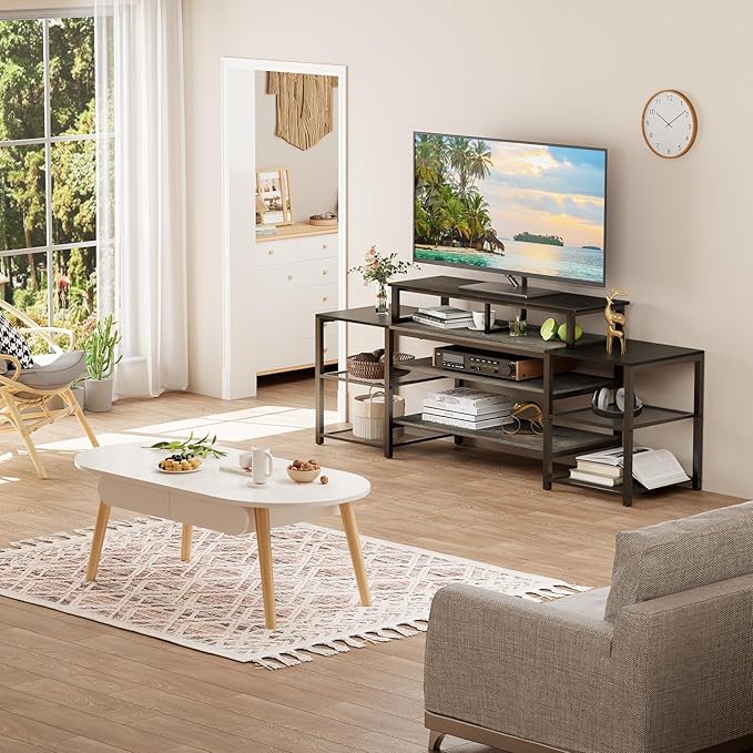 aboxoo 47" TV Riser for 32-60 inch TV, TV Riser Stand Shelf, Tabletop TV Stand - Image 8