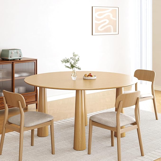 Casaphoria 59" Round Dining Table, Kitchen Table - Image 3