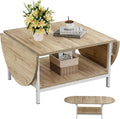 SAYGOER Modern Coffee Table 2-Tier Extended Coffee Tables by Saygoer