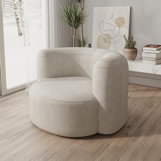 Acanva Luxury Modern Tight Curved Back Velvet Sofa, Minimalist Style Comfy Couch - Image 7