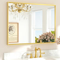 TETOTE Brushed Gold Vanity Mirror by TETOTE