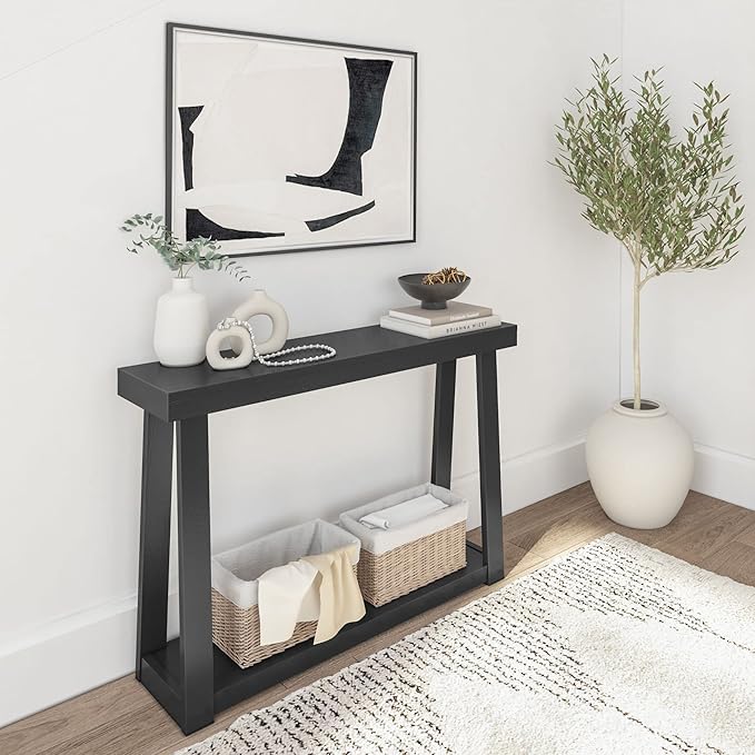 Plank+Beam Solid Wood Console Table by PlankBeam
