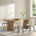 Dining Chairs Set of 6, Fabric Upholstered Dining Room Chairs by Kislot