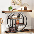 Tribesigns 41.3" Console Table, Industrial 4-Tier Sofa Table Entryway Table by Tribesigns