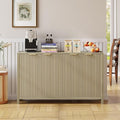 Buffet Cabinet with Storage, Modern Credenza Buffet Table Media Console by Unknown