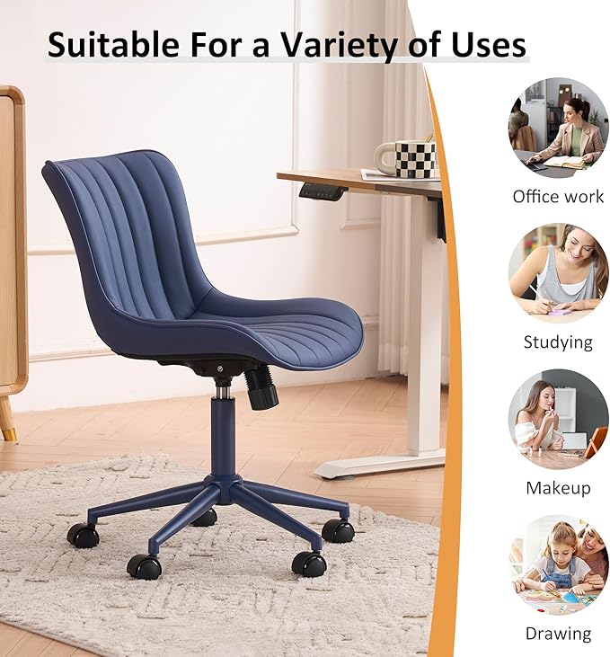 YOUNIKE Armless Home Office Desk Chair - Image 8
