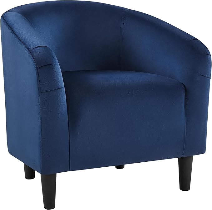 Yaheetech Velvet Club Chair, Modern Tufted Accent Chair by Yaheetech