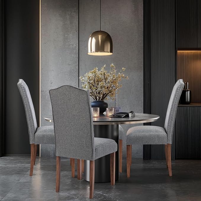 Stylish Upholstered Parsons Dining Chair - Image 5
