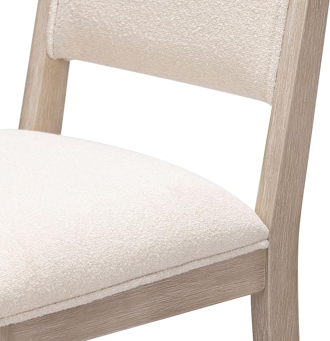 Plank+Beam Sereno Bar Stool, Sturdy Wood Modern Kitchen Bar Height Stool - Image 6