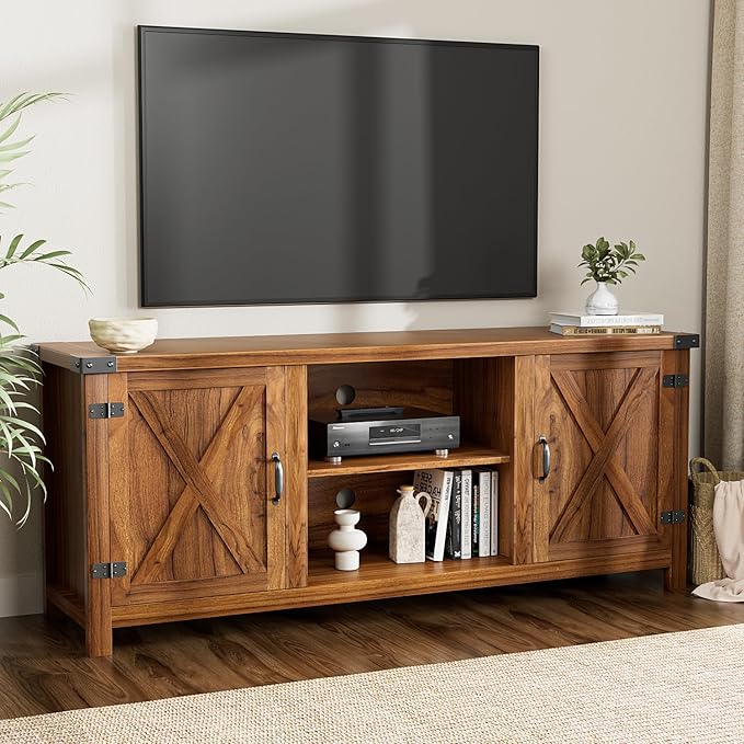 YESHOMY Modern Farmhouse TV Stand - Image 3