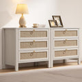 SICOTAS White Nightstand Set 2 by SICOTAS