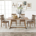 COLAMY Wooden Dining Chairs Set of 4, Solid Rubberwood Kitchen & Dining Room by COLAMYINC