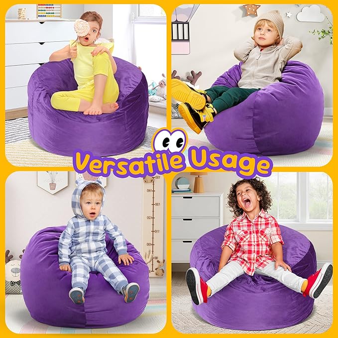 Hobestluk Bean Bag Chairs 2.5FT Bean Bag Chair - Image 5
