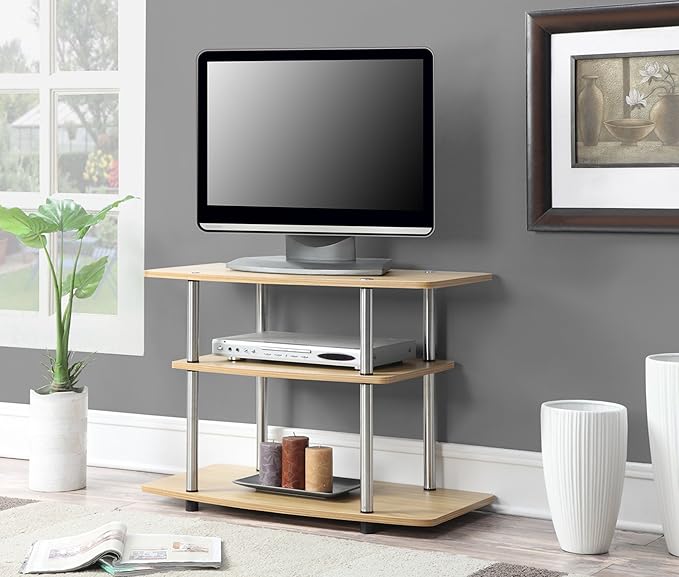 Convenience Concepts Designs2Go No Tools 3-Tier Stand Entertainment Center 37 - Image 3