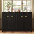 Merax Modern Wave-Pattern Sideboard Cabinet by Merax