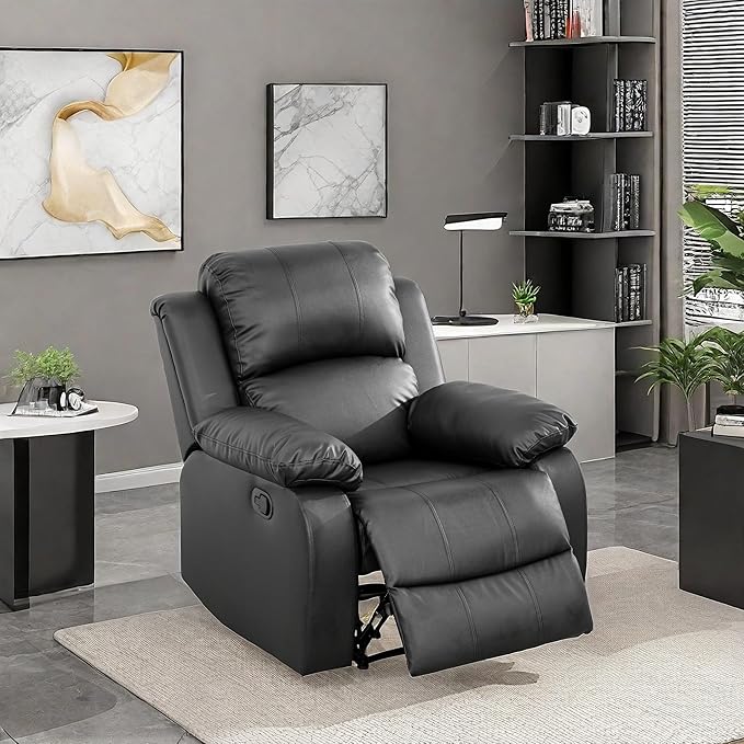 Leather Recliner Chair, Recliner Home Theater Seating, Electric Reclining Chair - Image 4