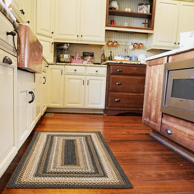 Homespice Kilimanjaro Premium Jute Braided Area Rug, Natural Jute Yarn Rustic by Homespice