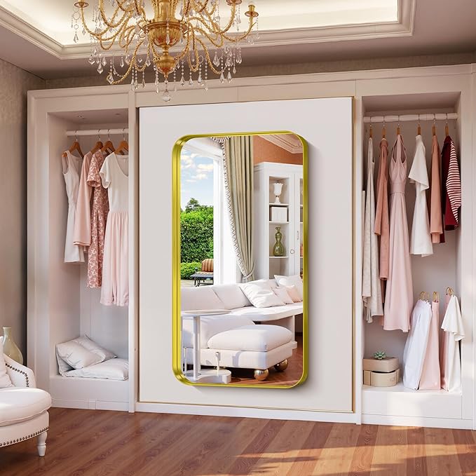 FORBATH 60x30 Inch Large Bathroom Mirror - Image 6