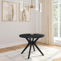 Plank+Beam Verso Round Dining Table, 38 Inch Solid Wood Kitchen & Dining Room by PlankBeam