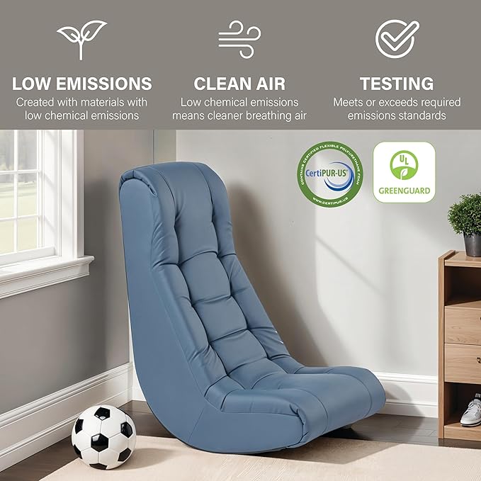 FDP Tufted Floor Rocker for Kids, Teens and Adults; Comfortable, Ergonomic - Image 7