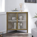 VECELO Corner Cabinet/Table, 3-Tier Shelves by VECELO