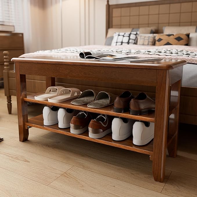 Shoe Storage Bench for Entryway - Image 6