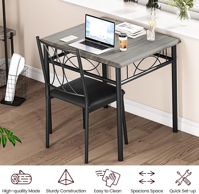 Dining Table Set for 2, Kitchen Table - Image 3