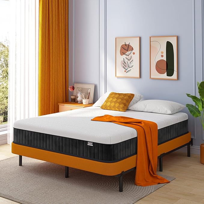 Queen Mattress 12 Inch, Hybrid Mattress Queen Size, Bed Matress in a Box - Image 2