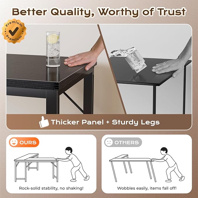 Huuger 63 Inch L Shaped Desk - Image 6