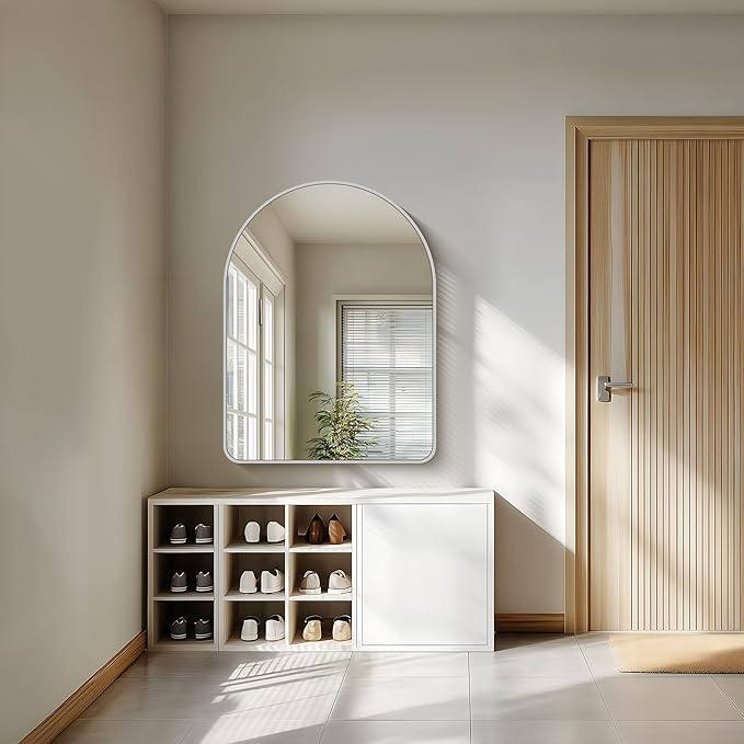 FORBATH Arched Bathroom Mirror 40x30 Inch, Arched Mirror - Image 4