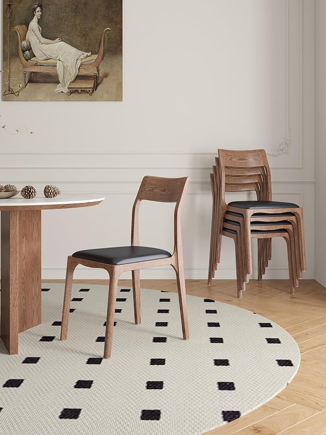 Manhattan Comfort Moderno Stackable Dining Chairs - Image 2