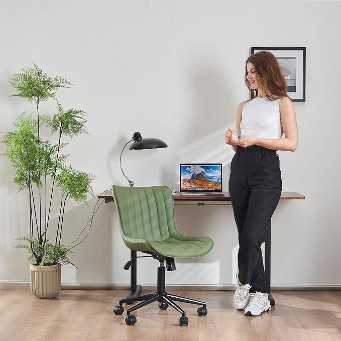 YOUNIKE Armless Home Office Desk Chair - Image 7