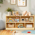 Montessori Shelf, Wooden Toy Storage Organizer by PTINFLUCE